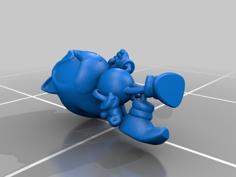 Sonic The Hedgehog 3D Printer Model