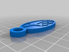 Subaru Keychain (Double Sided) 3D Printer Model