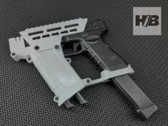 Front Handle For Glock CM030 (airsoft) 3D Printer Model