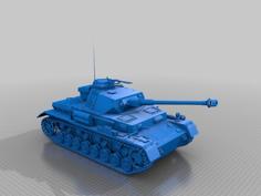 A Tank Of The Germans High Detail 3D Printer Model