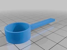 1 Gram Sugar Spoon 3D Printer Model