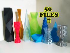 Vasemania: Low Poly Vases 3D Printer Model