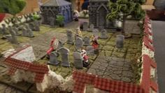 RPG Graveyard Tiles And Tombstones 3D Printer Model