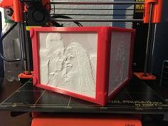 Valentines Lithophane Box 3D Printer Model