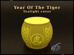 Year Of The Tiger – Tealight Cover 3D Printer Model