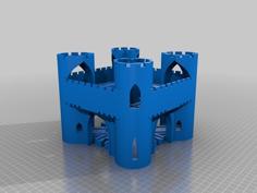 Castle Turntable 3D Printer Model