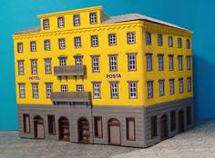 City House / Hotel In H0 / HO 3D Printer Model