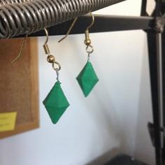 PlumBob Earrings 3D Printer Model