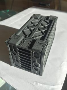 28mm Sci-fi Shipping Container 3D Printer Model