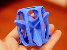 Star In Cage Puzzle – Print In Place 3D Printer Model