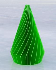 Evergreen Spiral Vase 3D Printer Model