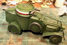 Lancia 1ZM Armoured Car 3D Printer Model