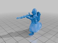 Grimdark Christian Infantry 3D Printer Model