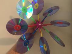 Big CD Windmill 3D Printer Model