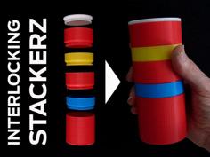 Interlocking Stackerz 3D Printer Model