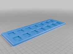 DCC Dice Tray 3D Printer Model