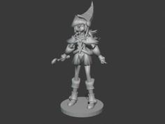 Dark Magician Girl (See Description!) 3D Printer Model