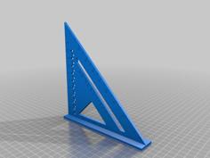 Speed Square (Metric And Imperial) 3D Printer Model