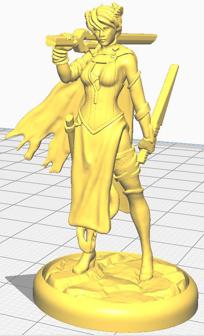 28mm_Assassin_(Tiefling) 3D Printer Model