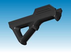 Angled Tactical Foregrip Remix 3D Printer Model