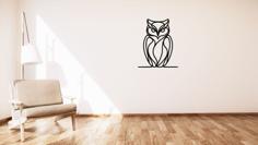 Owl / Sova Wall Decoration 3D Printer Model