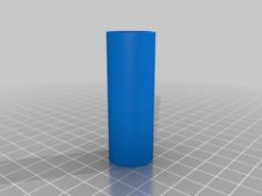 18650 Flashlight Adapter 3D Printer Model