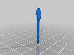 Beard Bookmark 3D Printer Model