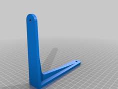 Customizable Shelf Bracket – Dolle Herakles Style 3D Printer Model