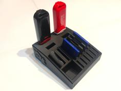 USB SD MicroSD Card Holder Organizer 3D Printer Model