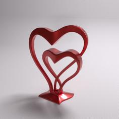 Endless Loop Heart 3D Printer Model