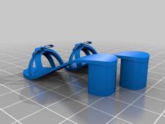 Doll Shoes Display 3D Printer Model