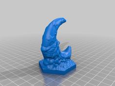 Nova Luna Moon Statue 3D Printer Model