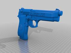 Samurai Edge Beretta 92F 3D Printer Model