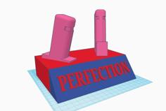 Dual Glock 17 Display Stand “Perfection” 3D Printer Model