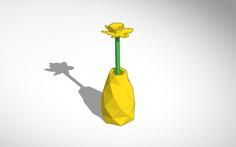 Daffodil In Vase 3D Printer Model