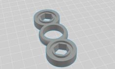 Bone Fidget Spinner (Choose Your Own Caps) 3D Printer Model