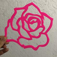 BRAZILIAN ROSE Wall Art /decoration 3D Printer Model