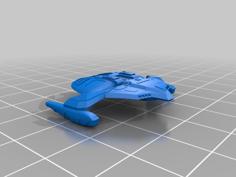 Star Trek Jem Hadar Fighter 1:2000 3D Printer Model