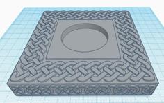 Base For Tea Light Lamp 3D Printer Model