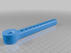 9mm Square Wrench 3D Printer Model