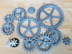 Big Gears For Custom Cog Work 3D Printer Model