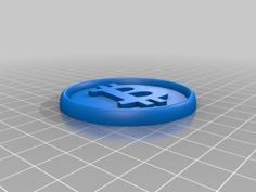 Bitcoin NFC Coin / Tag 3D Printer Model