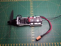 RC Flying Wing Motor Mount AIO 3D Printer Model