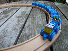 Toy Train For Legos 3D Printer Model