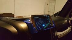 Jeep Wrangler JKU Center Dash Phone Holder 3D Printer Model