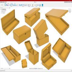 Boite Parametrable Et Imprimable – Box Customizable And Printable 3D Printer Model