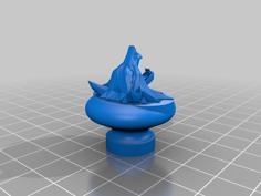 Wolf/Witcher Knob 3D Printer Model