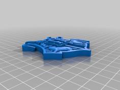 Hogwarts Crest Keychain 3D Printer Model