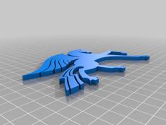 Pegasus Napkin Holder 3D Printer Model