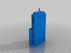 TARDIS Business Card Holder 2.0 3D Printer Model